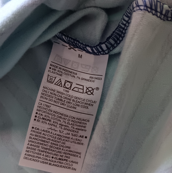 Old Navy~Floral Palm Leaves Green Tropical Bodycon Mini Tee Dress - Picture 8 of 12